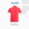 เสื้อโปโลคอปกแขนสั้น สีDark Old Rose