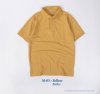 เสื้อโปโลคอปกแขนสั้น สีเหลือง
