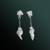 Amphitrite Collection Srichalalai 1 Earrings Silver 99.9