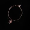 Ta-Pian Fish size S Bracelet Silver 99.9 ROSE GOLD 18k Gold Plated Silver