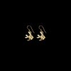 Ta-Pian Fish Earrings size S Silver 99.9 RICH GOLD 18k Gold Plated Silver