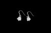 Soft Gardenia dangle earrings Silver 99.9