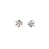 Ta-Pian Fish Stud Earrings Silver 99.9 Pure Silver