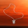 12 Chinese Ribbon Zodiac Signs Necklece Silver 99.9 : Ox