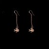 Ta-Pian Fish Dangle Earrings size S Silver 99.9 ROSE GOLD 18k Gold Plated Silver