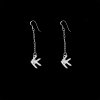 Ta-Pian Fish Dangle Earrings size S Silver 99.9 Pure Silver