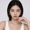 Ta-Pian Fish Earrings size S Silver 99.9 RICH GOLD 18k Gold Plated Silver
