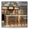 ครัวสแตนเลสพร้อมไอแลนด์ | Stainless Kitchen with Island