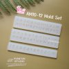 AM 10, AM 11, AM 12 Mold  / Height 0.7-1 cm Thickness 2 mm / UV Resin Mold / Alphabet Mold / Silicone Mold