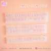 AM 53, AM 54, AM 55 Mold  / UV Resin Mold / Height 0.7-1 cm Thickness 2 mm / Alphabet and Number Mold / Silicone Mold