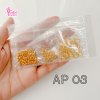 AP03 / Eyepin B / Pack 40 pieces + 5mm Rings and 7mm Rings / Accessory Part