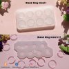 Blank Ring Mold 01, 02 / Inside Diameter 15-18.5 mm, 19-22.5 mm / Ring Mold / UV Resin Mold / Silicone Mold