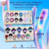 CB 08-09 Mini Cartoon For Earring, Pendant, Decorating / Tiny Kpop / UV Print on Acrylic / Free earring part