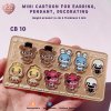 CB 10 Mini Cartoon For Earring, Pendant, Decorating / Five Night / UV Print on Acrylic / Free earring part