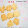 CC 51-58 Cookie & Clay Cutter / Cartoon / Cookie Cutter / Polymer Cutter / Fondant Cutter