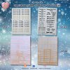 CP 01–04 Special Message Sheet for Decoration / UV printed & Matt Coating on a clear plastic sheet