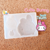 Cutie Bunny Tsum Tsum Mold / Kawaii Mold / Silicone Mold