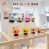 DDD 111-118 Tiny 3D Molds / SK Animal / UV Resin