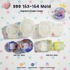 DDD 163-164 Click Base Mold / 2-pieces / Round Base / Square Base