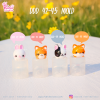 DDD 42 - 45  Tiny 3D Molds / Animal Mold / Tiny Mold / UV Resin Mold / Earring Mold / Pendant Mold