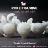 DDD 51-59 RTP Eev Evolutions / Ready-to-paint Figurine / Resin Figurine