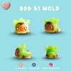DDD 61-66 Mold / Crouching Pokemold / 3D Mold / Silicone Mold