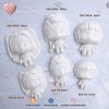 DDD 88-90, 8808-9008, 139-140 Mold / Kpop Hunter / High-relief / Silicone Mold / Epoxy Resin, Plaster, Soap, Candle Mold