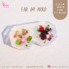 Ear 69 Four- Leaf Clover Clear Mold / Earring Mold / UV Resin Mold / Clear Silicone Mold