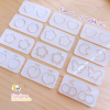 Ear 01-12 Mold  / Earring Mold / UV Resin Mold / Silicone Mold