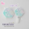 Ear 31 Mold / EXO Lightstick / Earring Mold / UV Resin Mold / Silicone Mold
