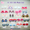 FE 261-280 Demon Hotel Mold Set / Hazbin / Free 20 Earring Part / Silicone Mold / UV Resin Mold