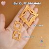 ISM 33, FE 384 Stellar Linchpin Mold / Genshin Vision Frame / Silicone Mold