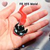 FE 355 Shadow Knight Igris Mold / Solo Leveling / Face Earring Mold/ Silicone Mold