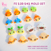 FE 235-242 Pokemold Set / 8 Molds / Face Earring Mold / Pokemold / Silicone Mold / UV Resin Mold(copy)