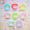 Carabiner Mold H61, 62, 63, 64, 65, 66, 67, 68 / 3 holes / Resin mold / Keychain molds