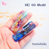 HC 03 Hair Clip Mold / Hair Clip Mold / UV Resin Mold / Silicone Mold