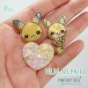 HLM 18, 19, 20  / Hologram Mold / Pokemold / Thickness 4 mm / Use with Epoxy resin / Silicone Mold