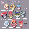 X Heart 121-128 Demon Hotel Mold Set 2/ X Heart 121, 122, 123, 124, 125, 126, 127, 128, 129, 137 Molds  / Hazbin  / Silicone Mold