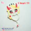X Heart 121-128 Demon Hotel Mold Set 2 / Hazbin / Free X Heart 129, X Heart Part 1, X Heart Part 11, CSM X Heart, Hotel Sign Mold / Silicone Mold
