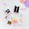 H 22 Hanger Mold / K-POP / BTS Logo / Silicone Mold / UV resin mold