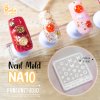 NA 10 / Nail Decoration Mold / Clear Mold for UV Resin / Thickness 0.3 - 0.5 mm / Silicone Mold