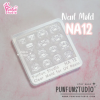NA 12 Sailor Moon Face / Nail Decoration Mold / Clear Mold for UV Resin / Thickness 0.3 - 0.5 mm / Silicone Mold