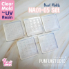 NA 01, NA 02, NA 03, NA 04, NA05  / Nail Decoration Mold / Clear Mold for UV Resin / Thickness 0.3 - 0.5 mm / Silicone Mold