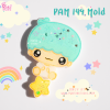 PAM 149 Cutie Boy Mold / Kitty / Painting Anime Mold / Silicone Mold