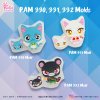 Fairy Cat PAM 330, 331, 332 Mold / Happy / Painting Anime Mold / Silicone Mold