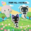 Cutie Animal Mold PAM 346, 347, 348 / Painting Anime Mold / Silicone Mold