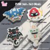 Digimold PAM 360, 361, 362, 363 / Painting Anime Mold / Silicone Mold