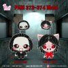Saw Molds PAM 373, 374  / Painting Anime Mold / Silicone Mold