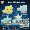 Digimold PAM 397, 398, 399, 340, 341 Mold / Painting Anime Mold / Silicone Mold