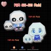 Undertale Mold PAM 488-489 Mold / Painting Anime Mold / Silicone Mold